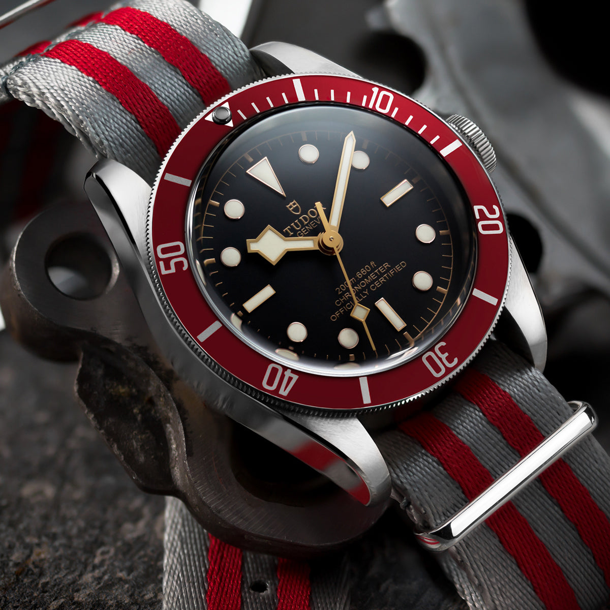 Red best sale watch straps