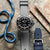 Kingsand ZULUDIVER Rubber Watch Strap - Mist Grey