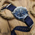 1973 British Military Watch Strap: APEX - Navy Blue