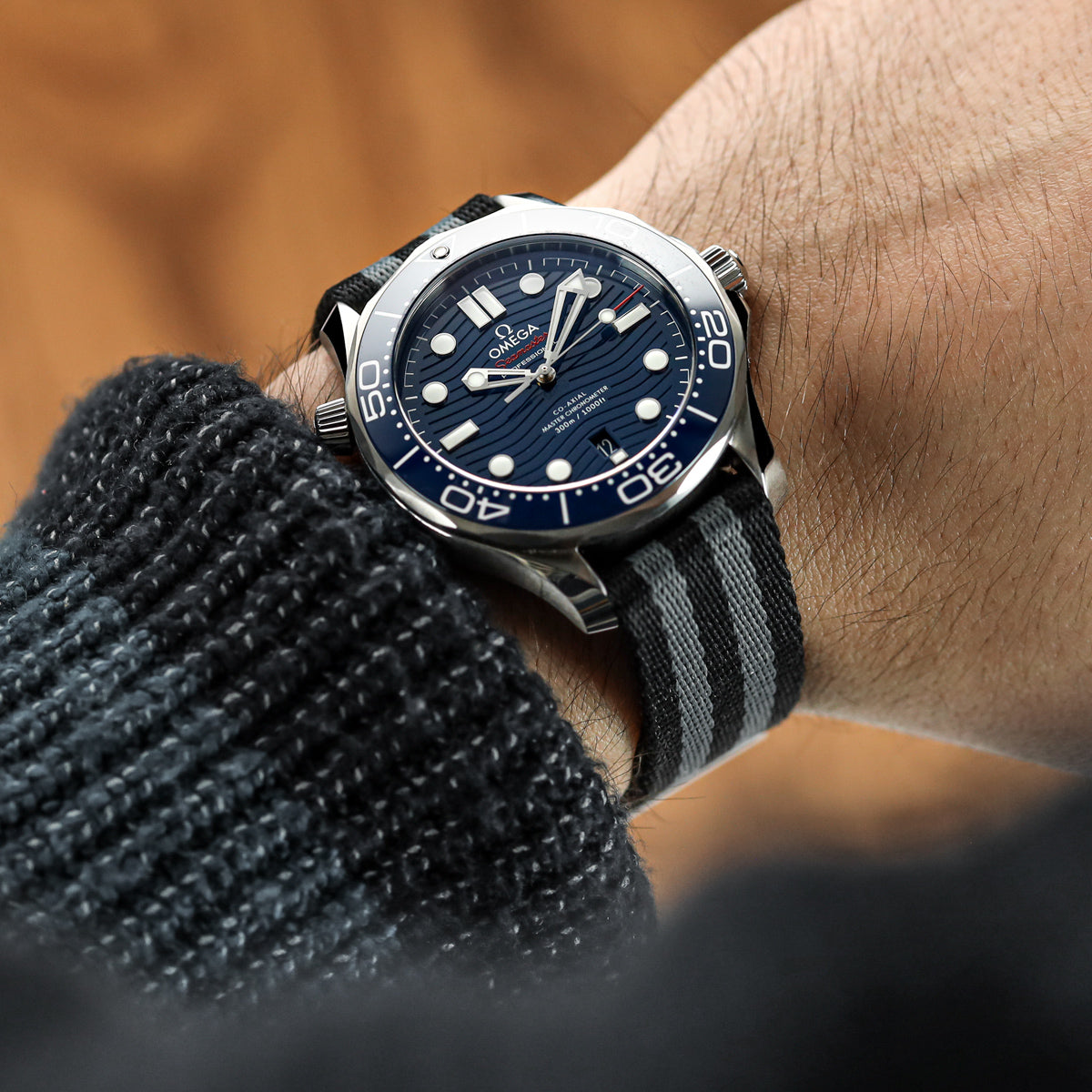 Omega seamaster best sale nylon strap