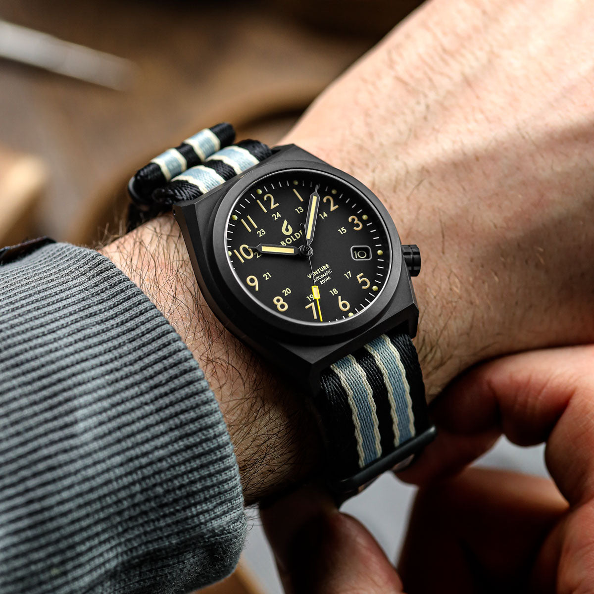 Nylon strap watches on sale military