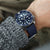 AquaTropic Rubber Watch Strap (MKII) - Ocean Blue