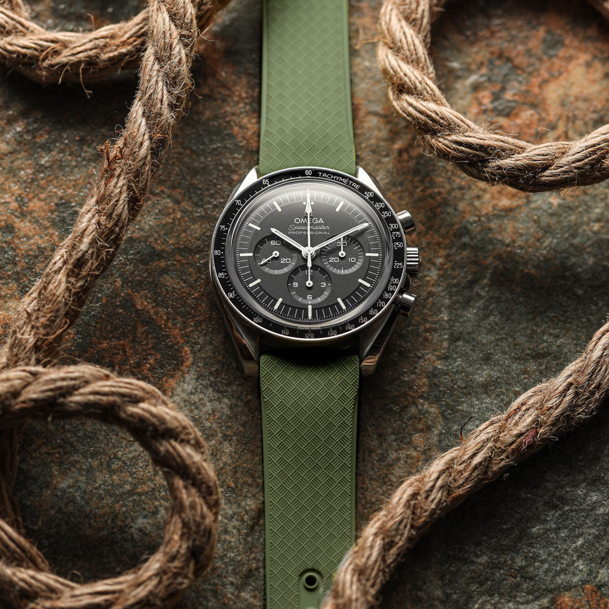 StormTropic Rubber Watch Strap (MKII) - Lagoon Green