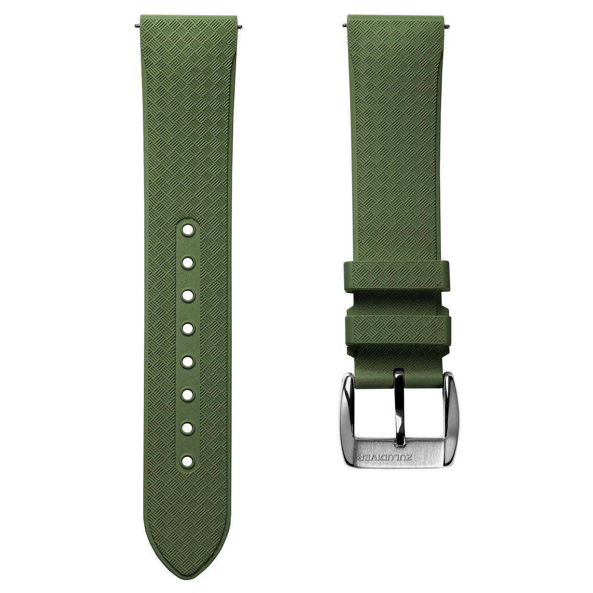 StormTropic Rubber Watch Strap (MKII) - Lagoon Green