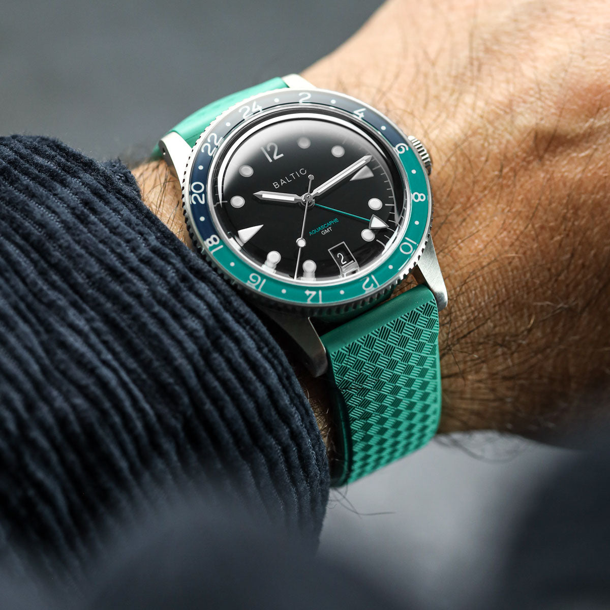 StormTropic Rubber Watch Strap (MKII) - Capri Sea