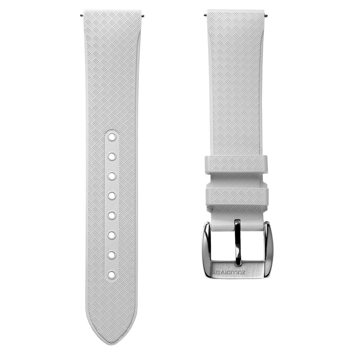 StormTropic Rubber Watch Strap (MKII) - Coconut White - 20mm