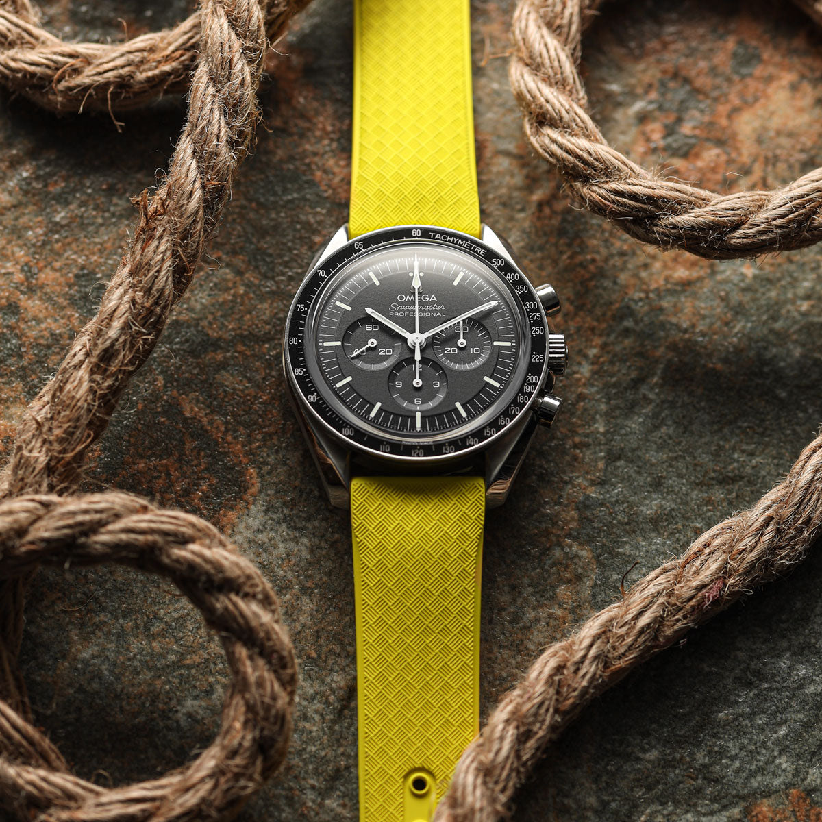 StormForce Rubber Watch Strap (MKII) - Tuscan Yellow - ZULUDIVER