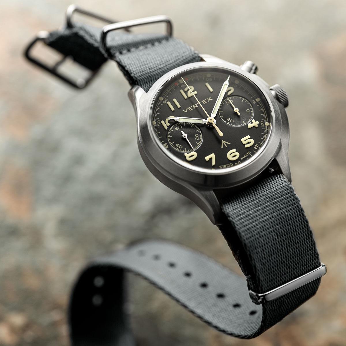 1973 British Military Watch Strap: APEX - Titanium Grey