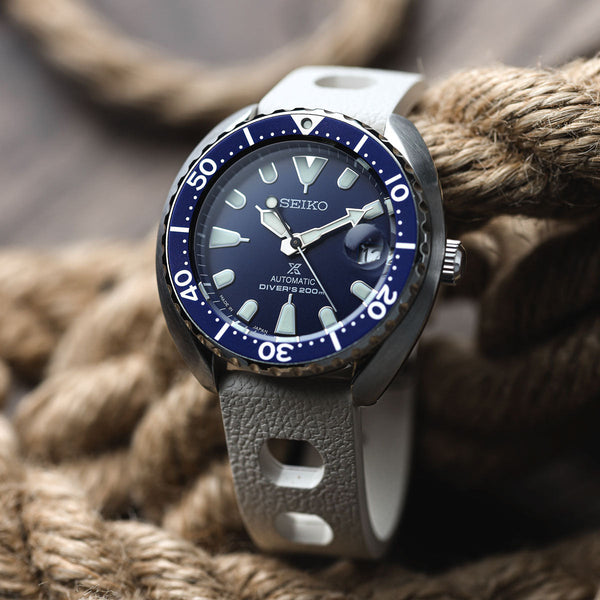 Kayak Fishing Watch-- Seiko SNE329 and Crown and Buckle Chevron Strap 