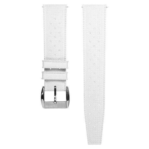 White shop belt watch